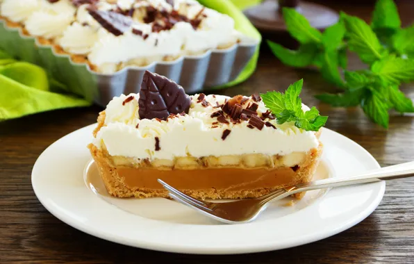 Chocolate, pie, cream, cakes