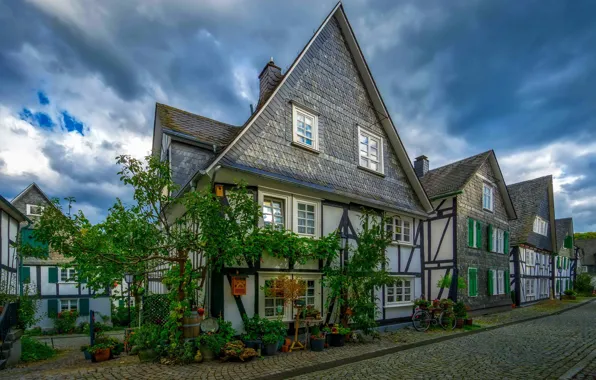 Picture home, Germany, street, Freudenberg