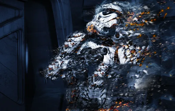Ash, weapons, Star Wars, soldiers, Star wars, clone