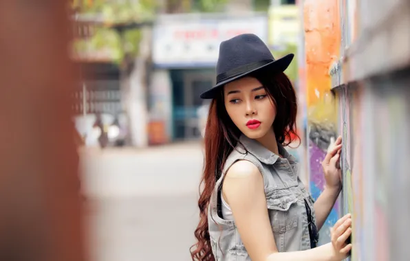 Picture girl, style, Asian