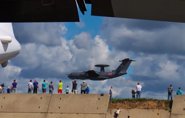 Red, people, technique, the plane, military, A-50, Ilyushin, far