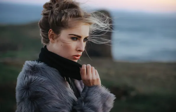 The wind, freckles, fur, curls, David Olkarny, Scotland Vibe