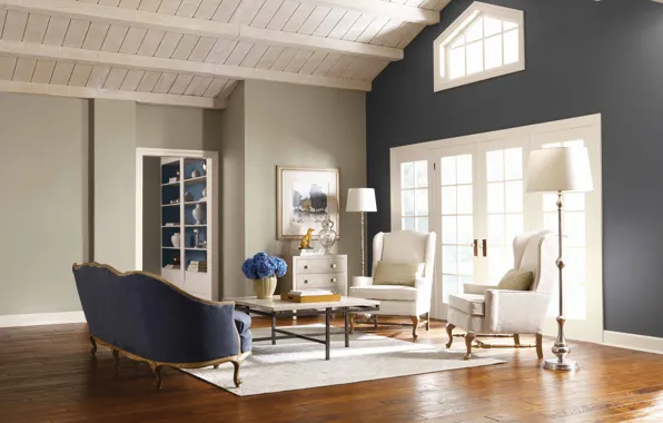 Picture design, style, room, Villa, interior, living room