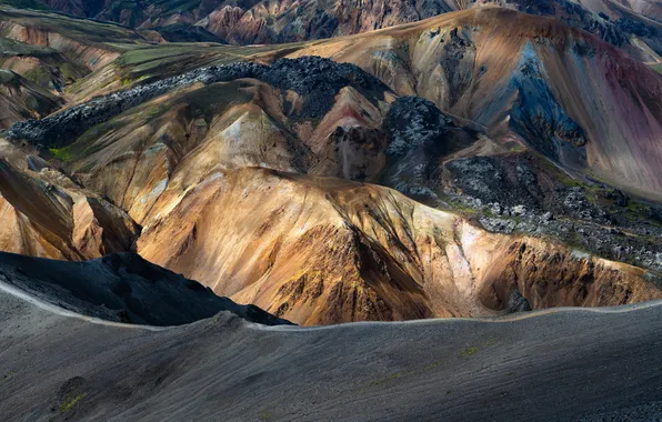Landscape, nature, Europe, mountains, Iceland, cliff, mountain view