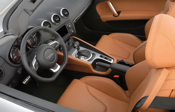 Audi, the wheel, salon, roadster