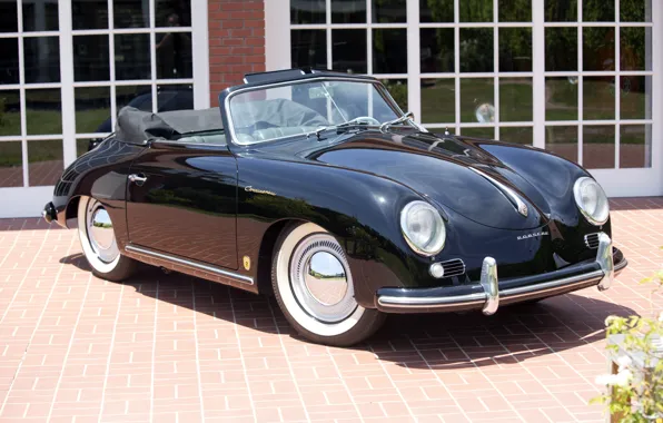 Porsche, vintage, 1954, 356, Porsche 356 1500 Continental Cabriolet