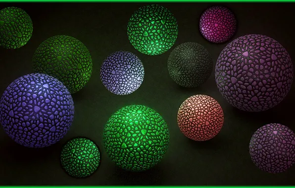 Background, balls, backlight, a remake, mamala