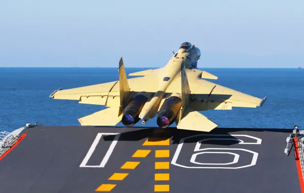 Fighter, deck, the rise, deck, Shenyang, J-15