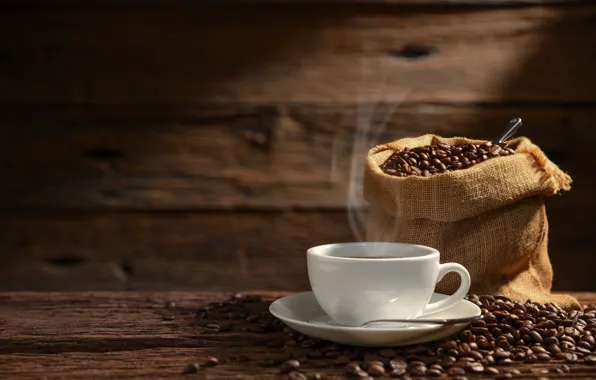 Light, table, Board, coffee, hot, couples, spoon, mug