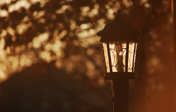 Glass, street, lantern