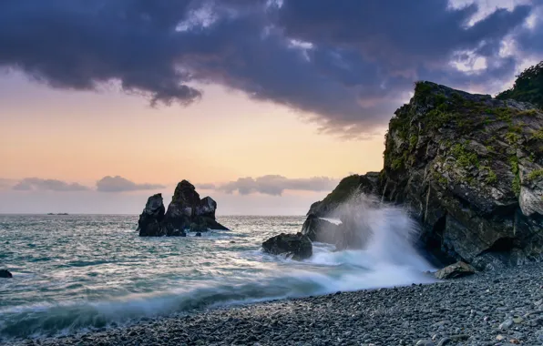 Picture sea, rocks, coast, China, China, Taiwan, Taiwan, East China Sea