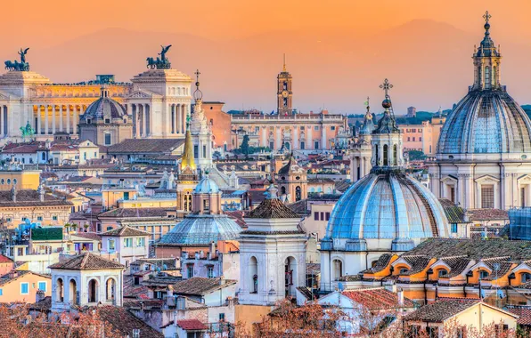 Picture Italy, Italy, Piazza Venezia, Center of Rome, Piazza Venezia, the center of Rome