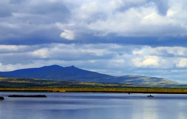 Picture mountains, lake, KNASP