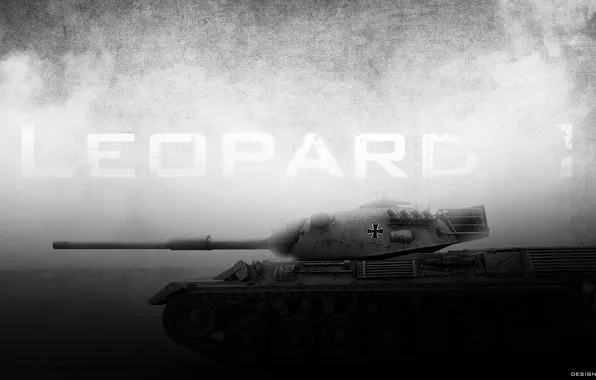 Picture dark, tank, world of tanks, wot, Leopard 1