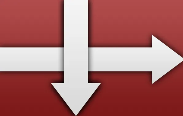 Arrows, contrast, direction