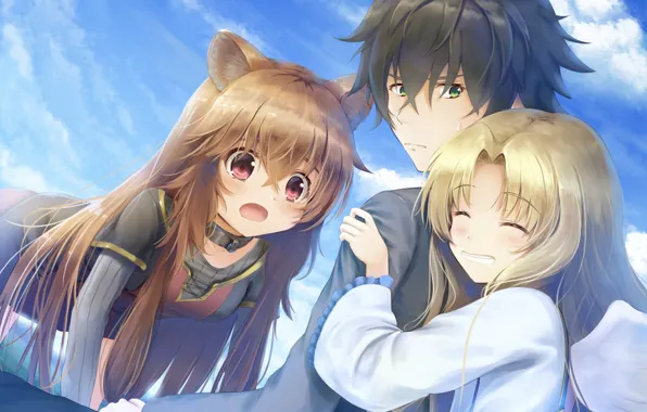 Picture Raphtalia, Naofumi Iwatani, The Rise Of Shield Hero, Son