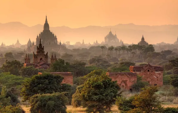 Asia, temple, burma, myanmar