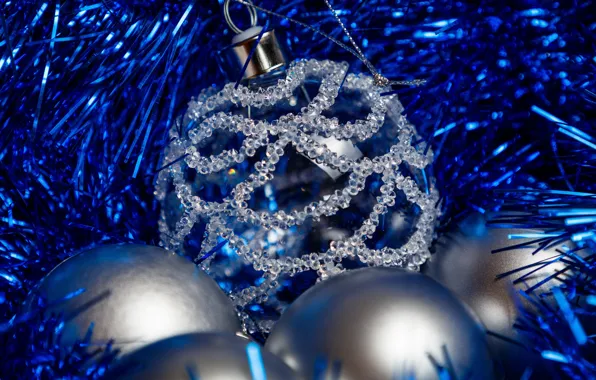 Balls, holiday, balls, Shine, rhinestones, Christmas, New year, tinsel
