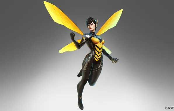 Marvel, wasp, Janet van Dyne, the black order, marvel ultimate alliance 3
