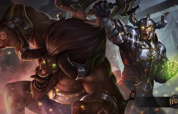 Warrior, helmet, hon, the Minotaur, armor, Heroes of Newerth, Minos, King Minos Puppetmaster