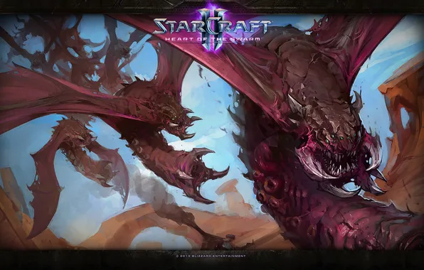Picture StarCraft 2, Zerg, The mutalisk, Heart of the Swarm