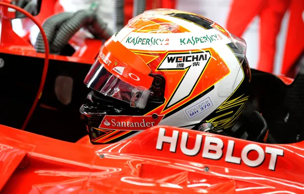 Picture helmet, formula 1, the car, ferrari, Ferrari, formula 1, Motorsport, Malaysia