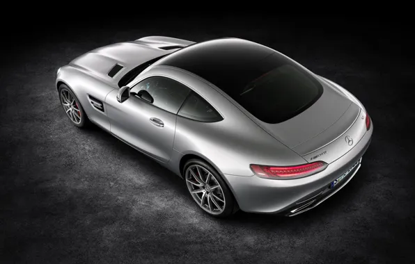 Silver, mercedes benz, coupe, 2015, amg gt