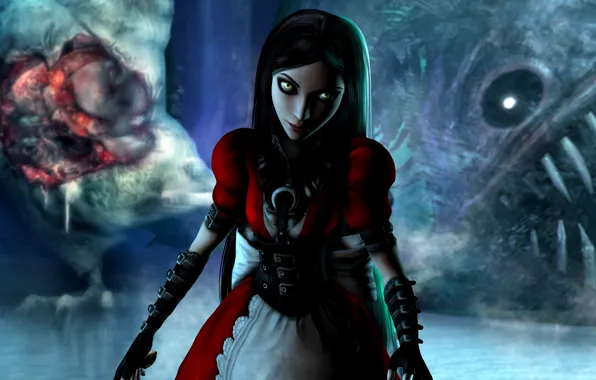 Picture look, girl, dress, alice, madness returns, Alice: Madness Returns