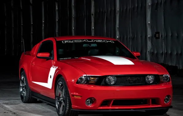 Red, Mustang, Ford, Mustang, red, muscle car, Ford, Muscle Car