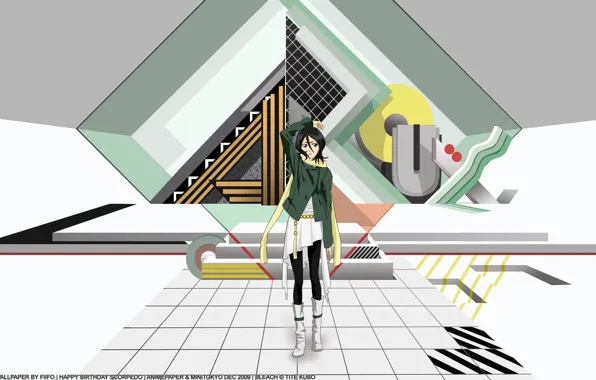 Anime, art, Bleach, Bleach, Rukia