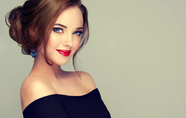 Look, girl, face, makeup, hairstyle, beautiful