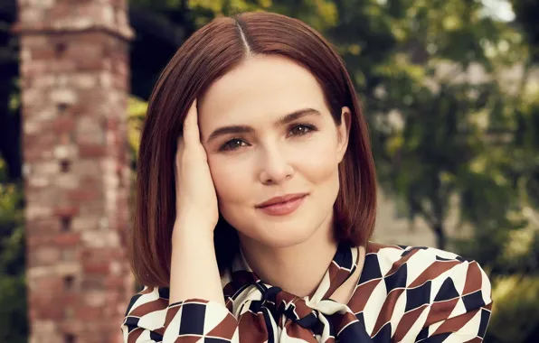 Look, girl, portrait, Zoey Deutch