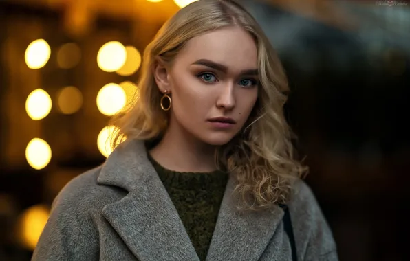 Girl, sweetheart, model, Face, blonde, Wallpaper, Handbag, Portrait