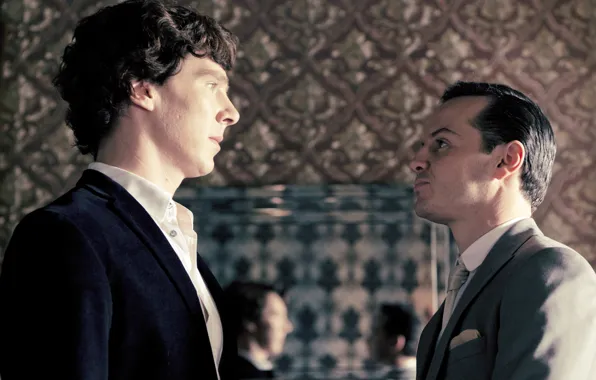 Picture look, the series, Benedict Cumberbatch, Benedict Cumberbatch, Sherlock, Sherlock, Jim Moriarty, Jim Moriarty