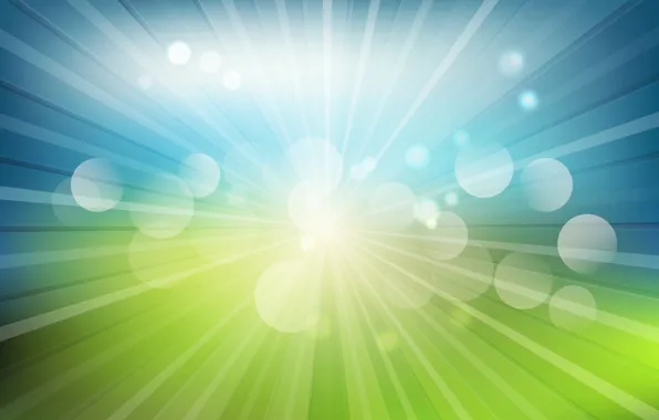 Picture rays, light, circles, abstraction, background, background, blur