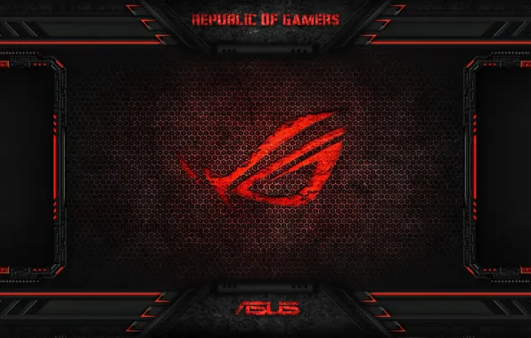 Picture red, game, asus, rog, asus rog