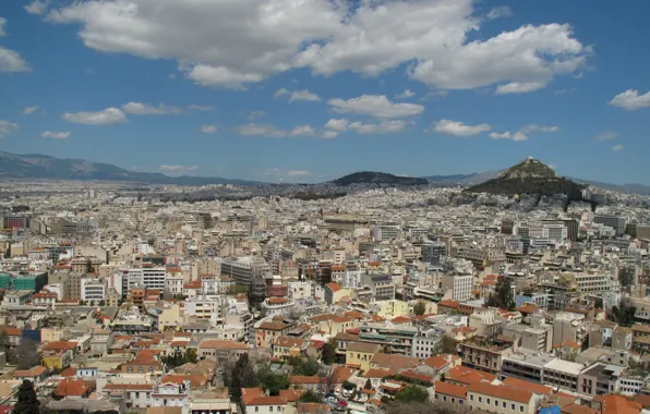 Picture Home, Greece, Panorama, Roof, Greece, Panorama, Acropolis, Athens