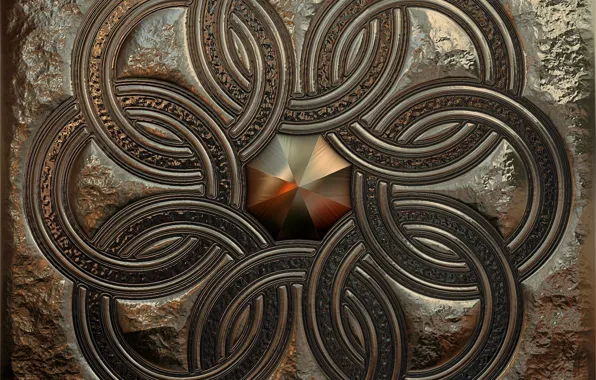 Metal, pattern, texture, ornament, metallic, relief, foil, chasing