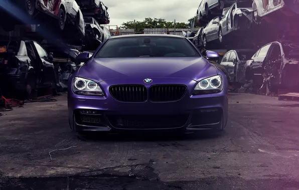 Picture BMW, purple