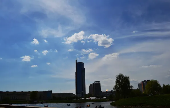 Summer, the city, Belarus, Minsk