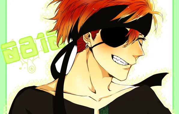 Smile, anime, guy, D.Gray-man, Lavi