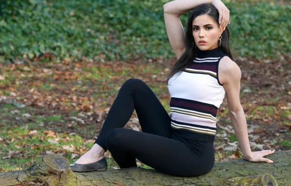 Picture look, girl, beauty, sitting