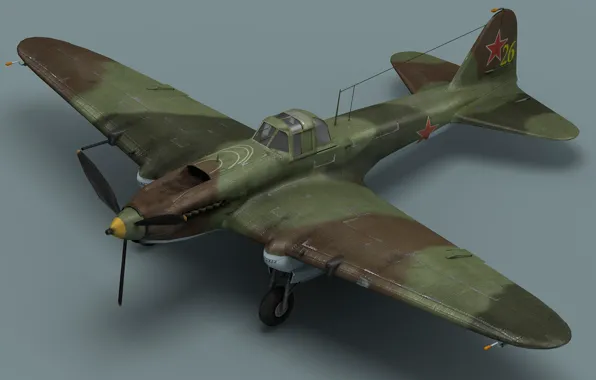 Wallpaper Model, Fighter, Attack, The Plane, IL-2 Images For.