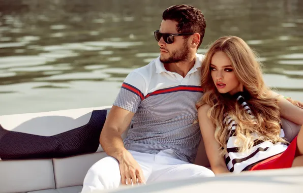 Look, girl, style, makeup, glasses, blonde, male, fashion