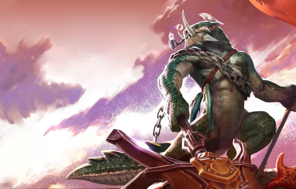 The game, monster, flag, VAIN GLORY
