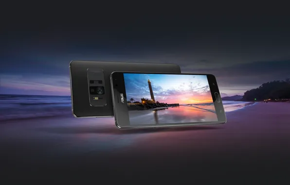 Beach, landscape, camera, Asus, smartphone, suna, MWC 2017, Asus ZenFone AR