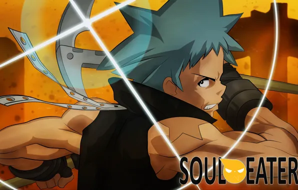 Movement, anger, anime, guy, Soul eater, Soul Eater