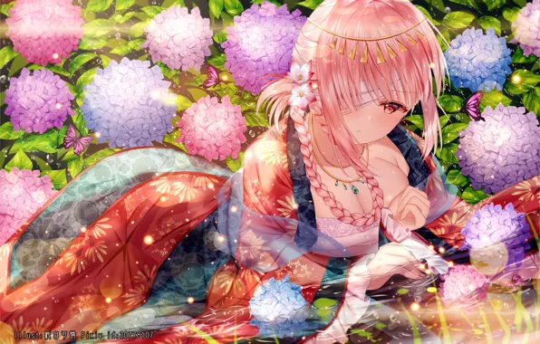 Girl, flowers, art, Fate / Grand Order, The destiny of a great campaign