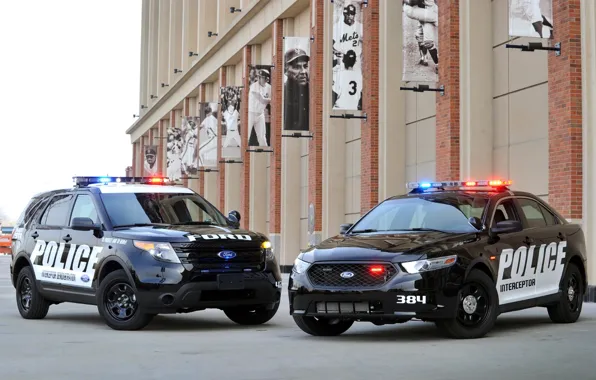 Picture Ford, police, jeep, sedan, Ford, Taurus, Sedan, spec.version
