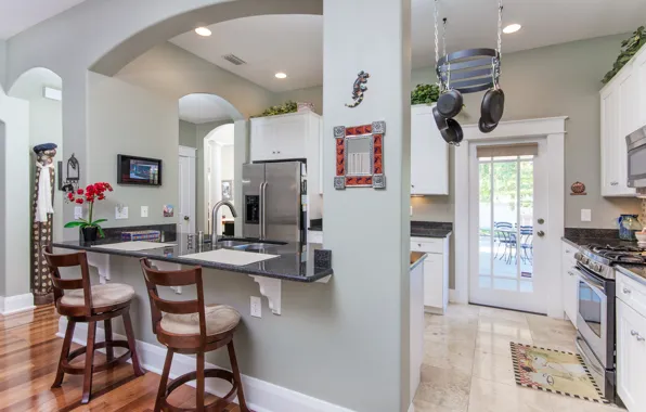 Design, furniture, chairs, kitchen, dishes